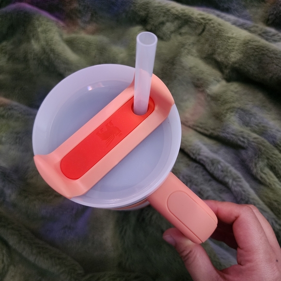 Stanley Quencher H2.0 Tumbler 30oz Nectarine orange NEW - Picture 6 of 9